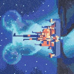 COMPLETED DIAMOND ART.